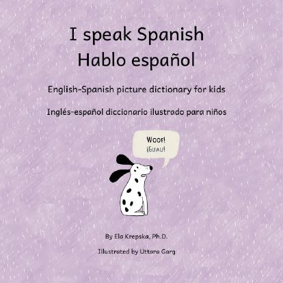 Title page: English-Spanish picture dictionary for kids